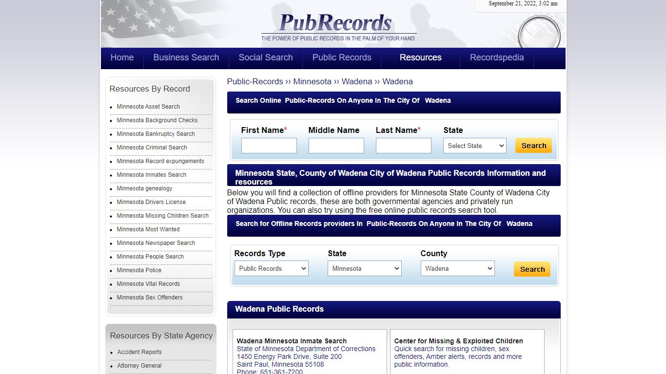 Wadena, Wadena County, Minnesota Public Records - Pubrecords.com